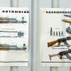 2 Russische instructie platen / posters AK47, AKM en AKMC