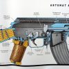 2 Russische instructie platen / posters AK47, AKM en AKMC - Afbeelding 9