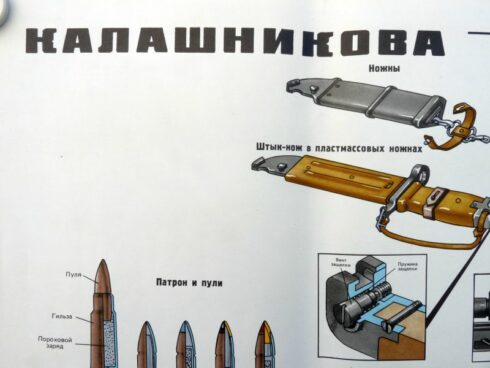 2 Russische instructie platen / posters AK47, AKM en AKMC - Afbeelding 10