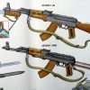 2 Russische instructie platen / posters AK47, AKM en AKMC - Afbeelding 11