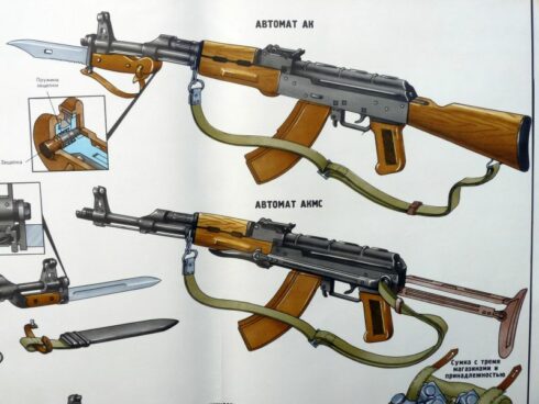 2 Russische instructie platen / posters AK47, AKM en AKMC - Afbeelding 11