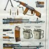 2 Russische instructie posters AK74 en AKM74, werking en toebehoren - Afbeelding 3