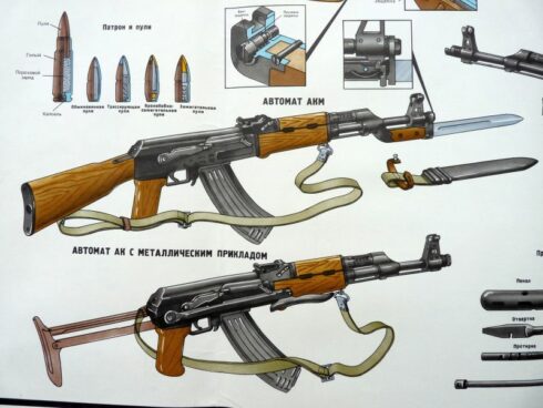 2 Russische instructieposters AK47, beschrijving en toebehoren - Afbeelding 11