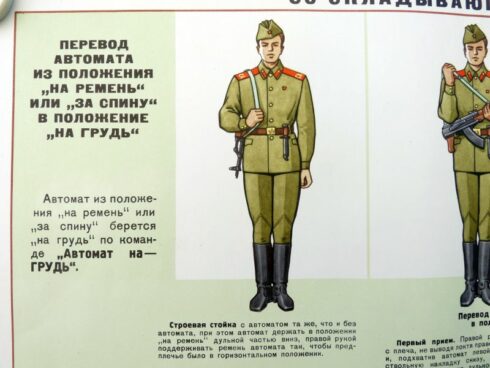 2 Russische instructie posters uit het Sovjet tijdperk - Afbeelding 3