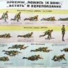 Russische instructie poster uit het Sovjet tijdperk