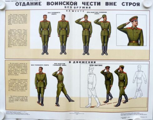 2 Russische instructie posters uit het Sovjet tijdperk - Afbeelding 2