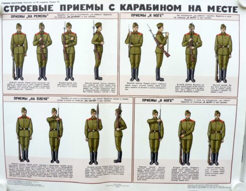 2 Russische instructie posters uit het Sovjet tijdperk - Afbeelding 2