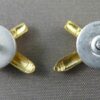 2 Sovjet emblemen voor op de kraagspiegels, artillerie, links en rechts - Afbeelding 2