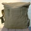 Franse canvas vintage draagtas ,,musette,, - Afbeelding 2