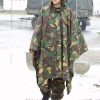 Regen poncho, woodland camouflage, KL