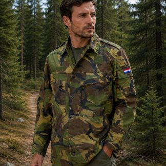 Camouflagejasje NL leger, woodland DPM, gebruikt