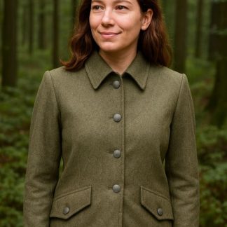 Vintage zweedse wollen officiers veldjas mod B, NOS!