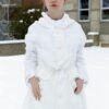 Witte sneeuw camouflage parka - Afbeelding 7