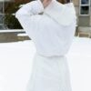 Witte sneeuw camouflage parka - Afbeelding 10