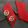 Sovjet uniformjasje met schouderstukken + losse kraagspiegels - Afbeelding 5