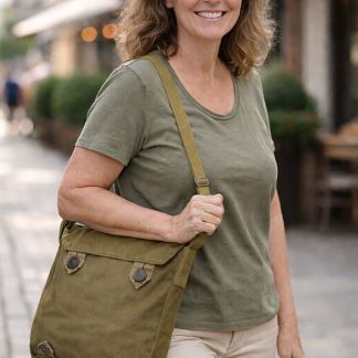 Vintage Canvas draagtas / schoudertas