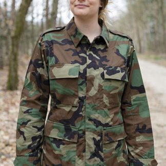 Amerikaans woodland DPM zomer jasje, ribstof