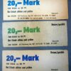 Zeer groot lot DDR labels voor muntgeldrollen van 20 Pfennig - Afbeelding 4