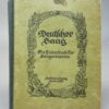 Boekje ,,Deutscher Sang,,