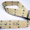US WOII M1936 koppel ,,M1936 Pistol Belt,, met slecht leesbare fabrikant en jaartal stempels - Afbeelding 3