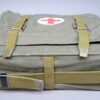 Sovjet vintage canvas tas voor gewondenverzorger met opgestikt embleem - Afbeelding 5