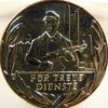 NVA medaille trouwe dienst in zilver met spange - Afbeelding 3