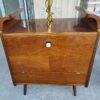 Vintage DDR wijn/drank kast met lamp, jaren 60 - Afbeelding 2