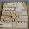 DDR speelgoed, kist met houten bouwstenen - Afbeelding 2