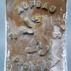 Aluminium bord ,,Aufbau Programm Berlin 1960,,