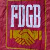 Mega grote FDGB vlag (Freier Deutscher Gewerkschaftsbund) - Afbeelding 2