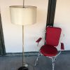 Retro staande DDR lamp, jaren 50/60, in hoogte verstelbaar