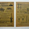 2 Ingelijste folders, jaren 30, voor stoommachine toebehoren - Afbeelding 2