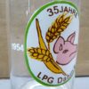 DDR herinnering glas 35 jaar LPG (Landwirtschaftliche Produktionsgenossenschaft) Dahme - Afbeelding 4