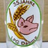 DDR herinnering glas 35 jaar LPG (Landwirtschaftliche Produktionsgenossenschaft) Dahme - Afbeelding 5