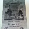 DDR GST herinneringsdoek ,,30 jahre GST,,