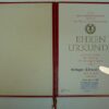 DDR oorkonde 15 jaar dienstverband - Afbeelding 2
