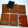 7x Aesculap catalogussen voor chirurgisch bestek, jaren 30