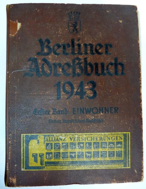 Adresboek Berlijn, 1943 - Afbeelding 2