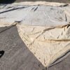 Canvas DDR / NVA tent 5 x 4,5 meter, oud model, kaki kleur - Afbeelding 8