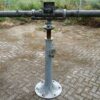 Bunker artillerie afstandmeter met sokkel