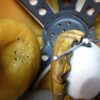 NVA luchtmacht ,,Larmschutz helm,, met communicatie set - Afbeelding 4