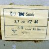 Houten kist voor 3,7 cm ontstekers (Kopfzunder 40)