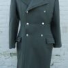 NVA officiersmantel, oud model met donkergroene kraag