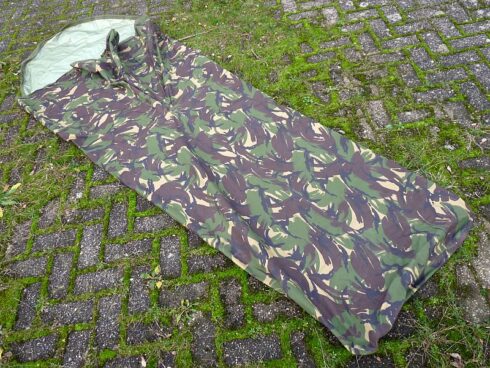 Goretex bivakzak / slaapzakhoes, woodland camouflage - Afbeelding 2