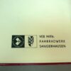 DDR Ehrenurkunde / oorkonde VEB MIFA Fahrradwerk Sangerhausen - Afbeelding 3