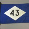Nederlandse KL hoofd officiers pet met stafauto vlag 43e Painfbat? - Afbeelding 2