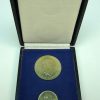 2 DDR Pablo Neruda munten in geschenkdoosje, 1904-1973