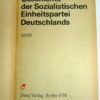 DDR boek Geschichte de SED (Sozialistische Einheitspartei Deutschlands) 1978 - Afbeelding 2