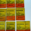16 x DDR SED boekjes ,,Notizbuch de Agitators,, jaren 50 - Afbeelding 3