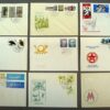 DDR eerste dag enveloppen, 9 stuks